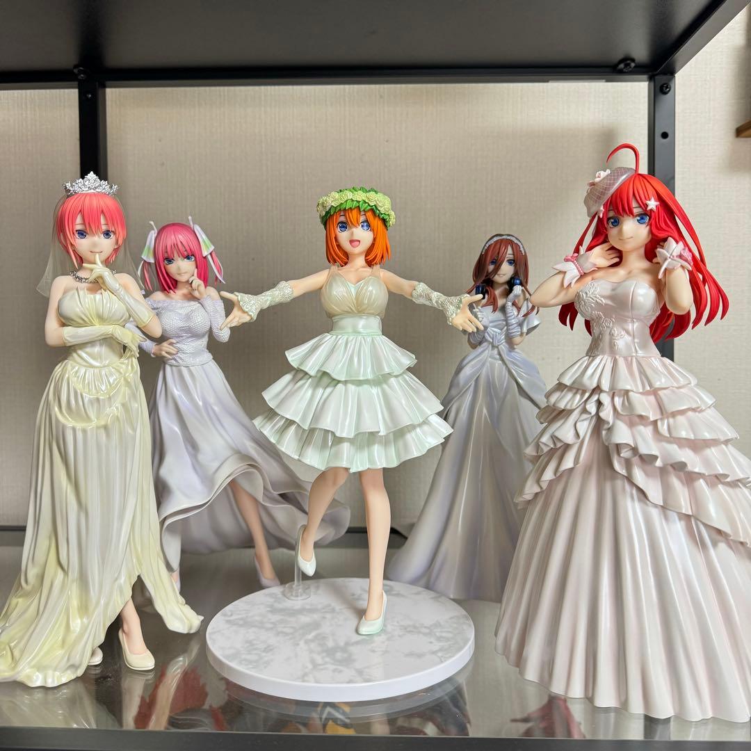 五等分の花嫁 AMAKUNI フィギュア ウェディング 5点セット