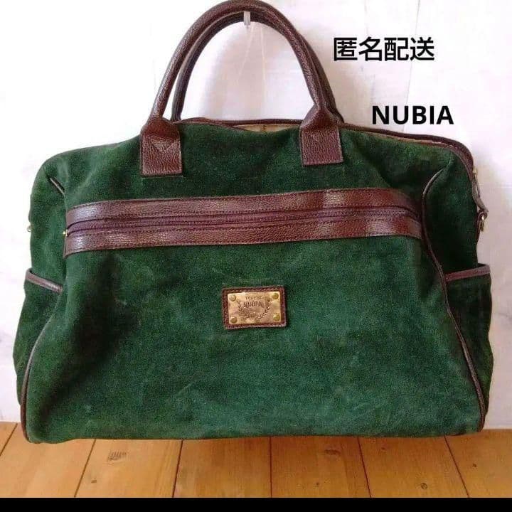 ボストンバッグ　NUBIA スペイン　グリーン　旅行　トラベル