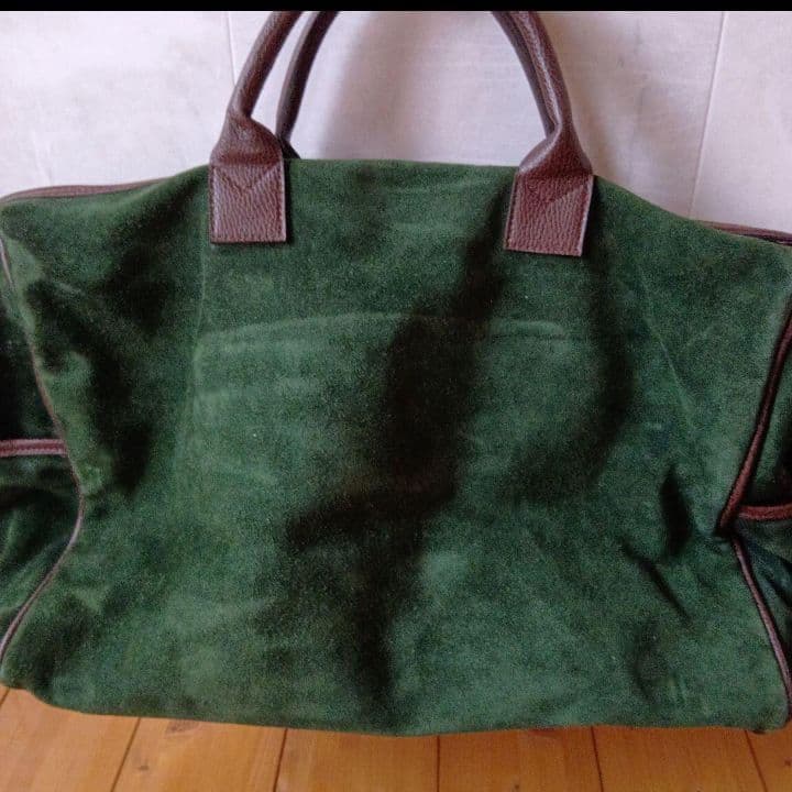 ボストンバッグ　NUBIA スペイン　グリーン　旅行　トラベル