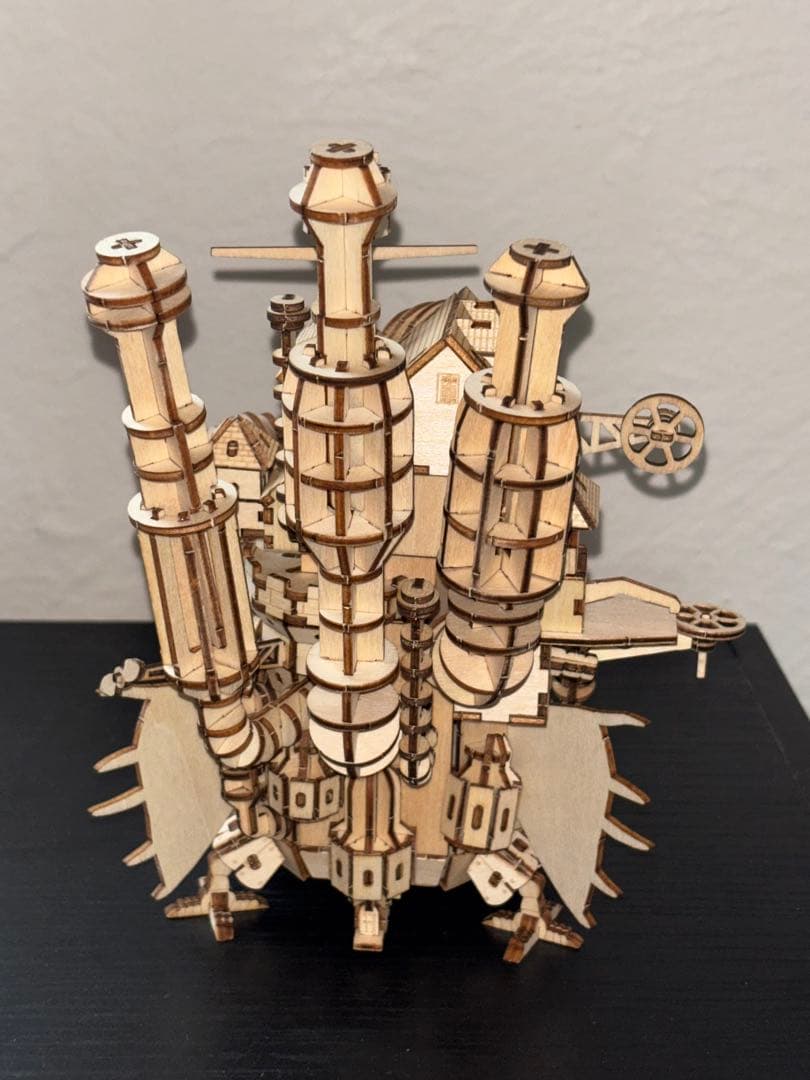【完成品】ハウルの動く城3Dウッドパズル