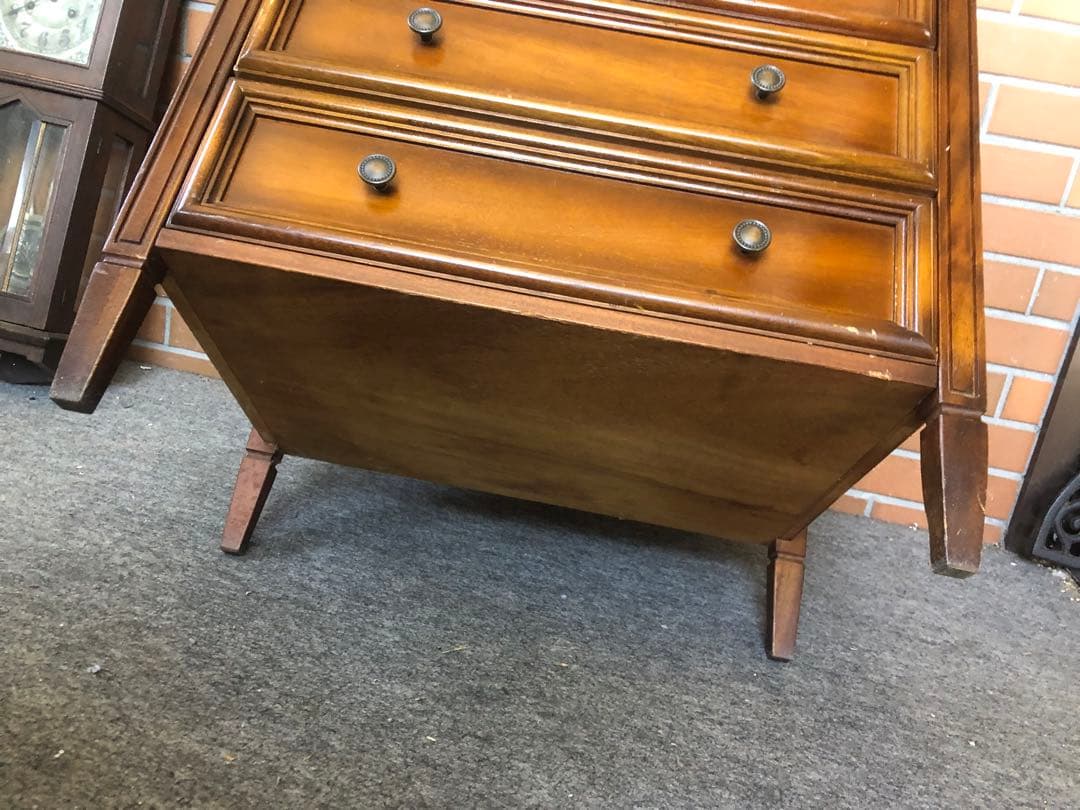 チェスト　ヨーロピアン風　アンティーク調　ヴィンテージ　花台　フラワースタンド