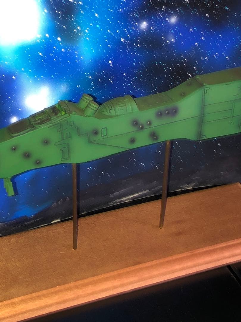 銀河英雄伝説1/3000 自由惑星同盟軍 標準型戦艦 ユリシーズ 塗装済み完成品