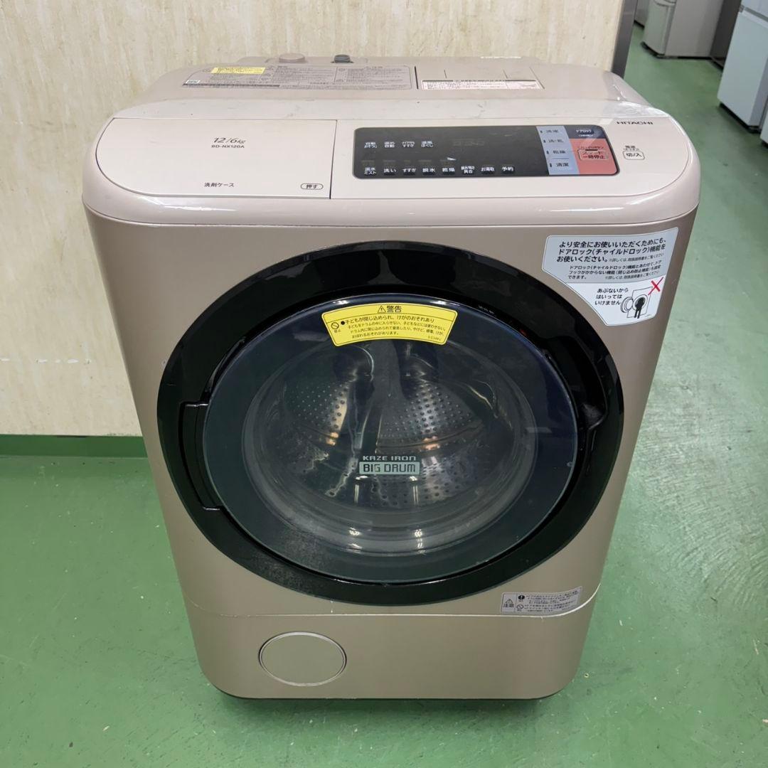 172 ドラム式洗濯機　容量12キロ　乾燥6キロ　左開き　美品　半年保証　大人気