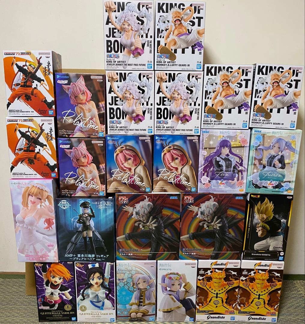 プライズフィギュアまとめ売り　ワンピース　美少女　ボニー　ナルト　フリーレン