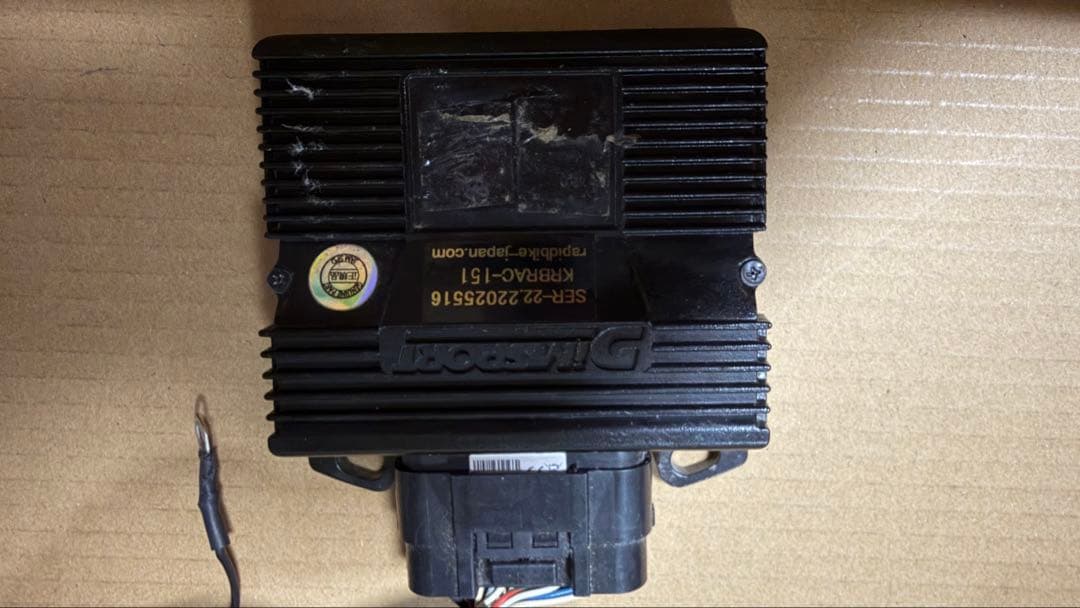 rapid bike zx25rより取り外し　サブコン他