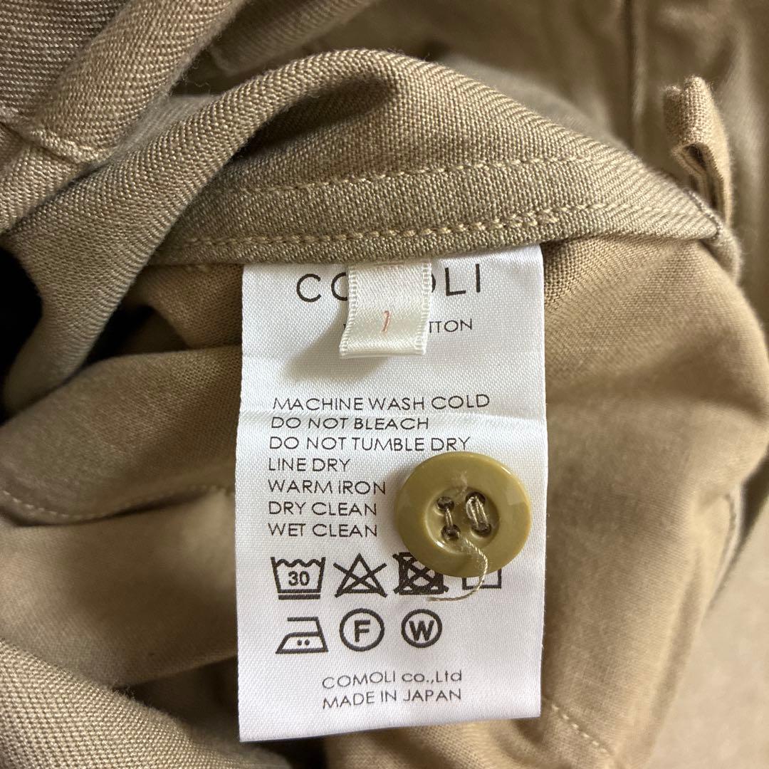 COMOLI コットンチノオーバーパンツ【1】