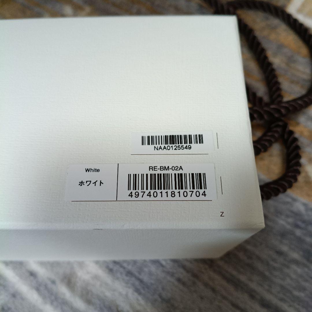 ReFa リファビューテック　ストレートアイロン　ホワイト　RE-BM-02A