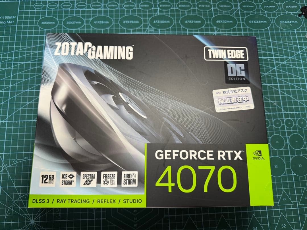 Ｔ*Ｔ様 Zotac RTX 4070 Twin Edge OC 12GB