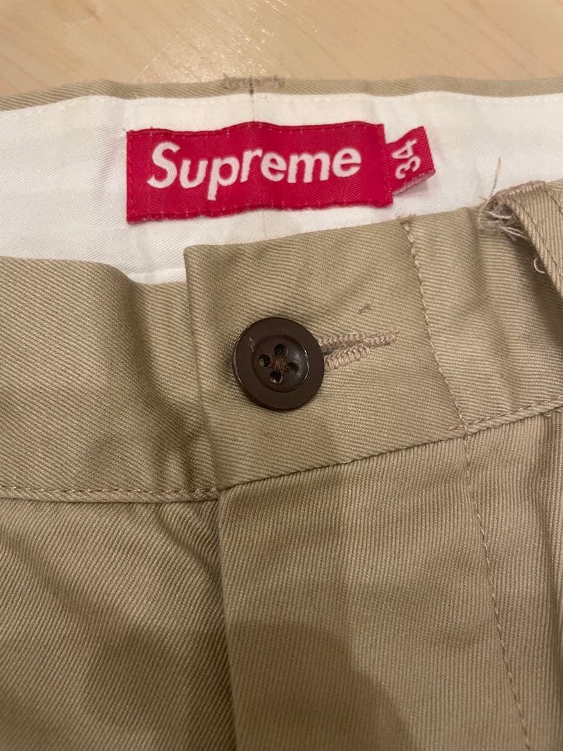 Supreme チノパン ベージュ 34