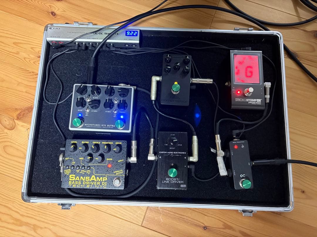 エフェクターボード　セット　ベース　一式 ペダルボード