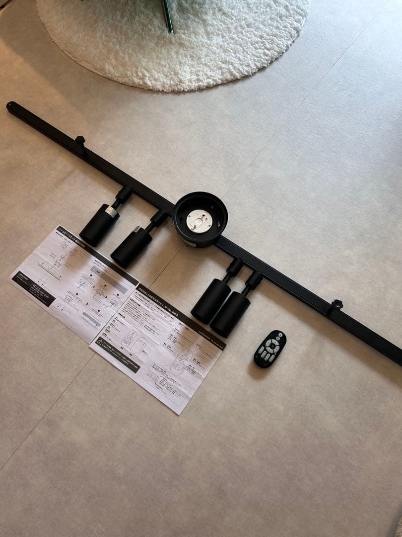 【共同照明】ダクトレールスポットライト／ブラック