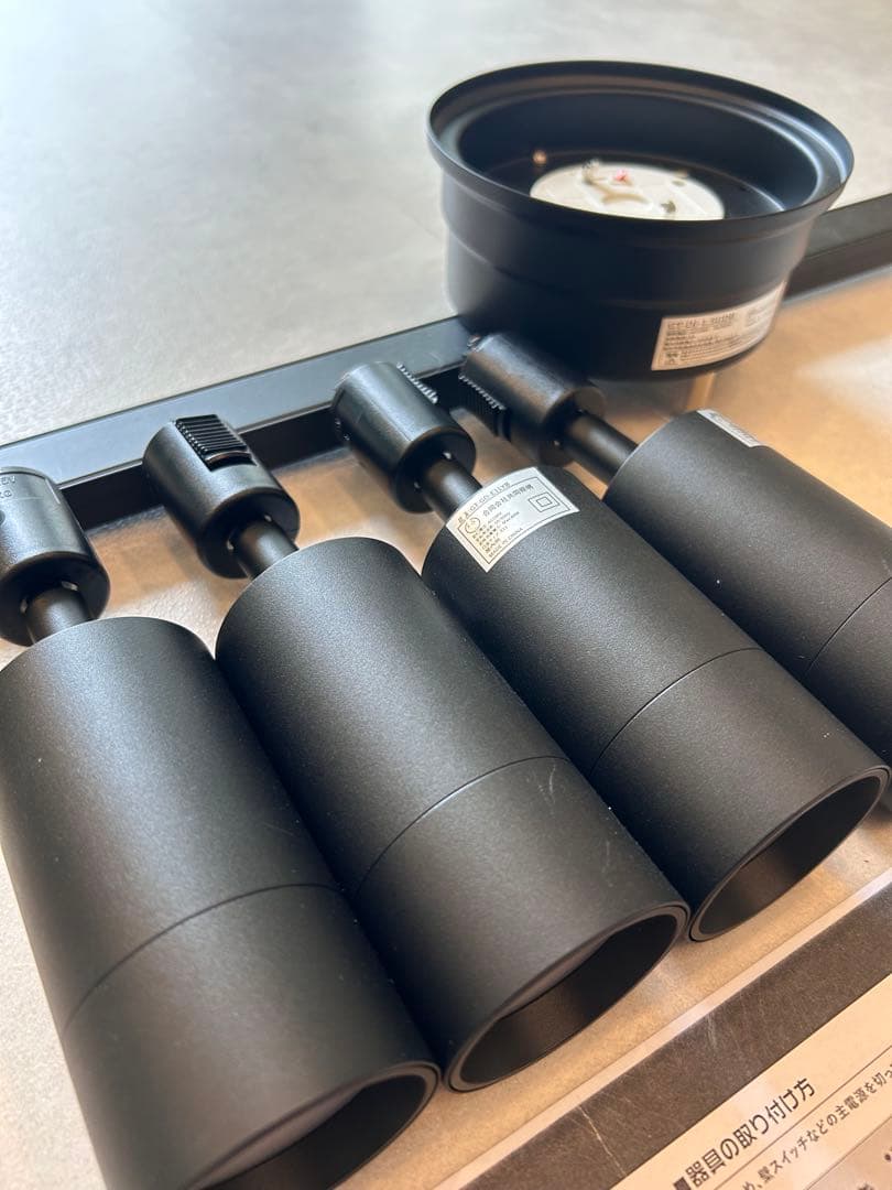 【共同照明】ダクトレールスポットライト／ブラック