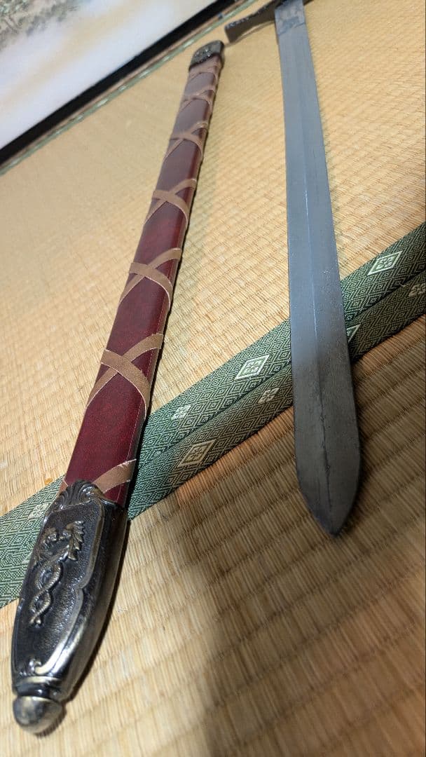 【値下げ】金属製 模造刀 西洋剣 デニックス エクスかリバー