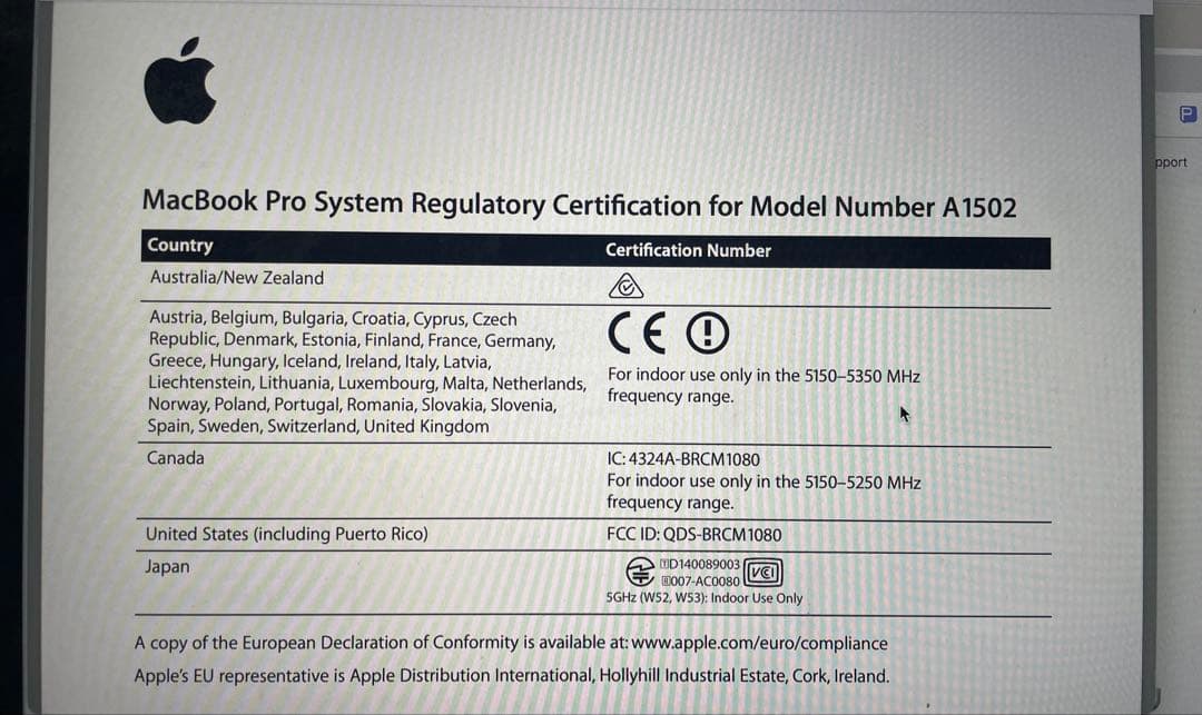 MacBook Pro 13シルバー 日本語配列　2015