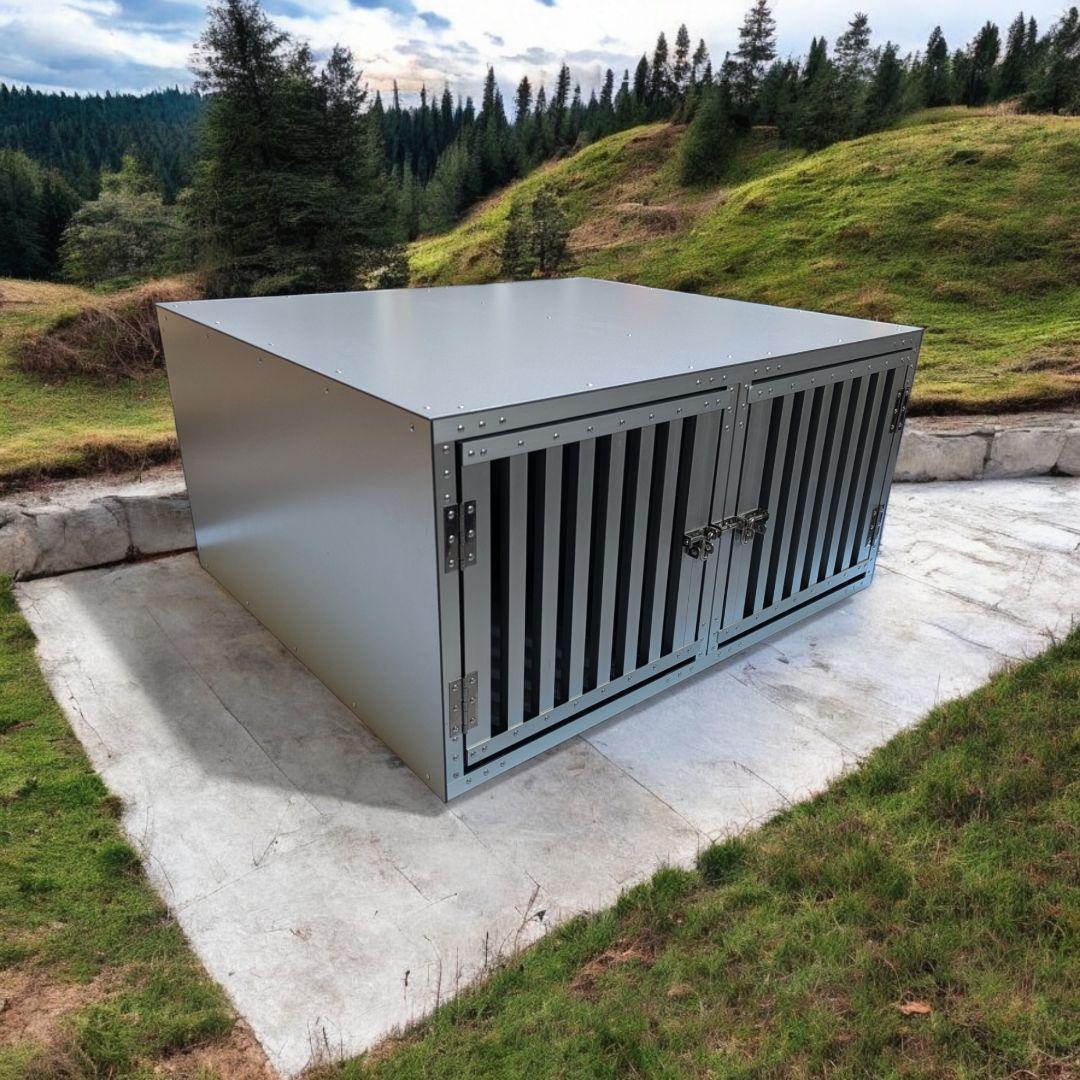 ドッグゲージ ✳ 2頭入れ 【 幅80×奥行き75×高さ45 】