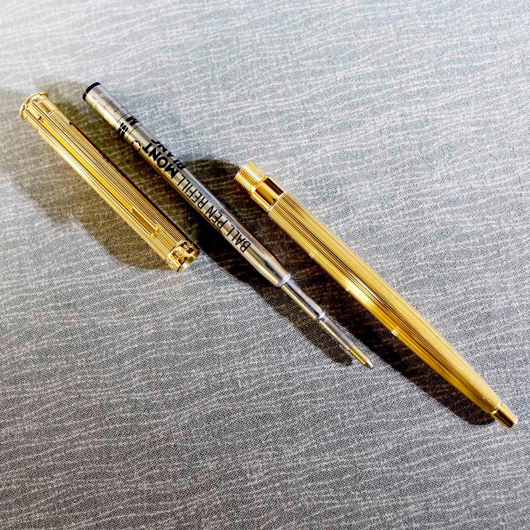 【極美品 送料込み】モンブラン ボールペン ノブレス ゴールド