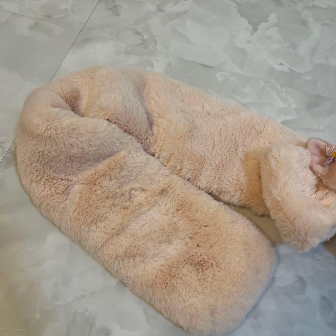 美品 香港 ディズニー リーナベル カチューシャ マフラー セット