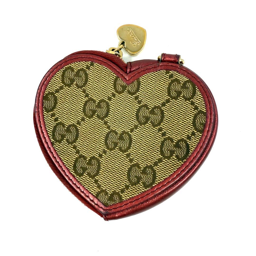 GUCCI グッチ　ハート型ケース　ピンク