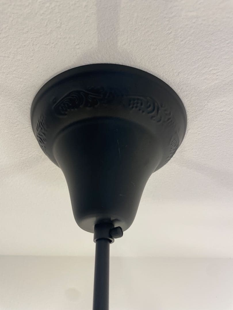 6灯 シャンデリア ルイーズ MU-RA系 ブラック カフェ 美容院 LED対応