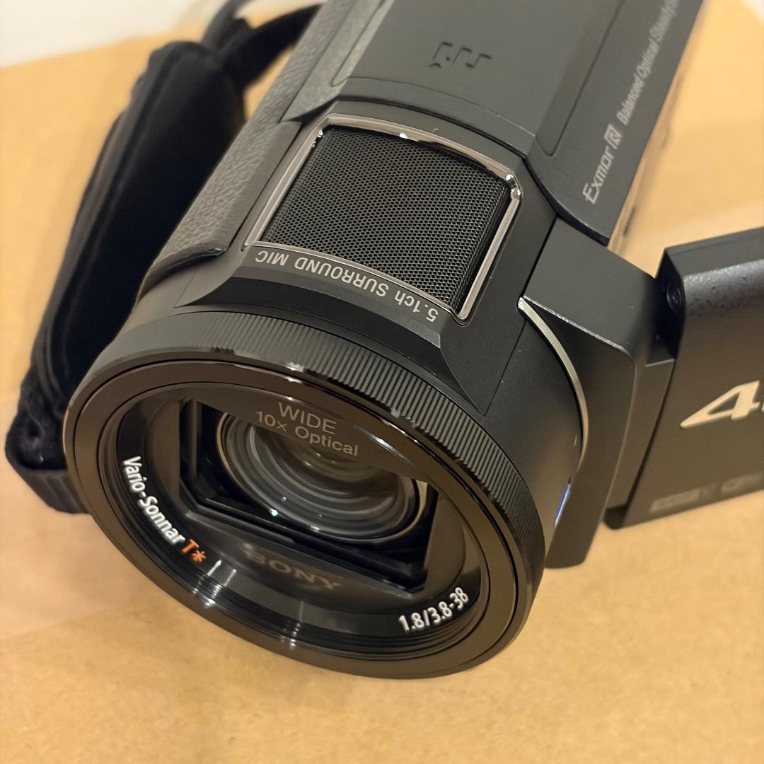 【超美品】SONY FDR-AX30 4K ビデオカメラ 予備バッテリー・SD付