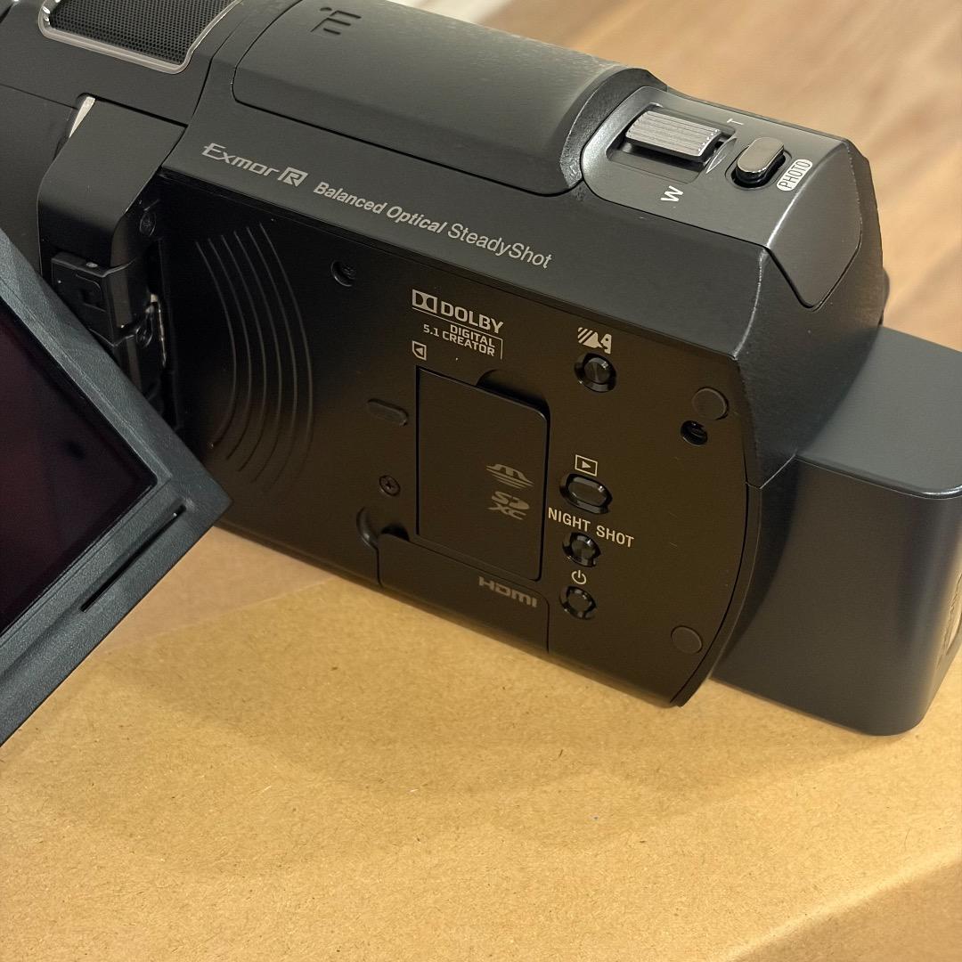 【超美品】SONY FDR-AX30 4K ビデオカメラ 予備バッテリー・SD付