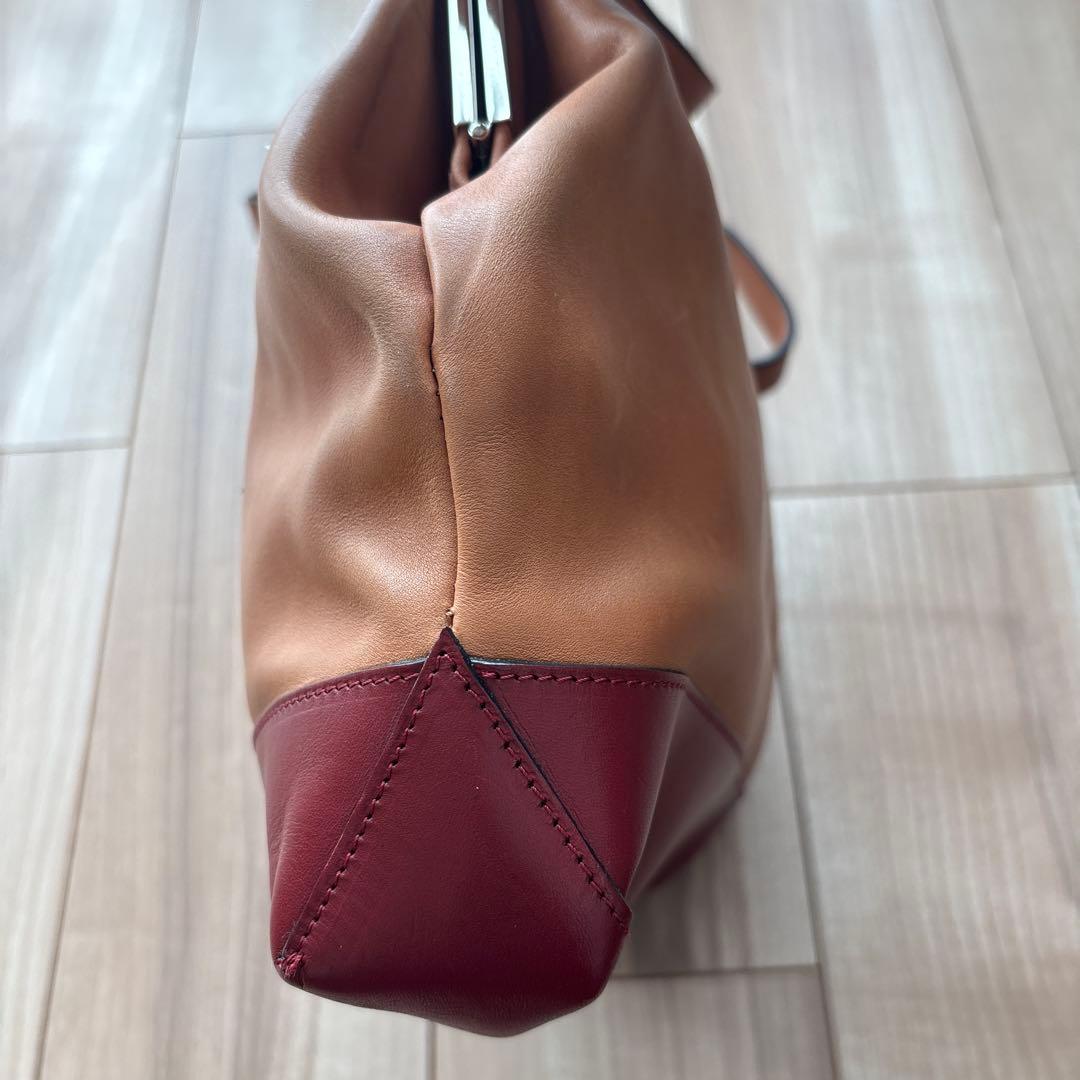 MARN I ブラウンワインレッド バッグ
