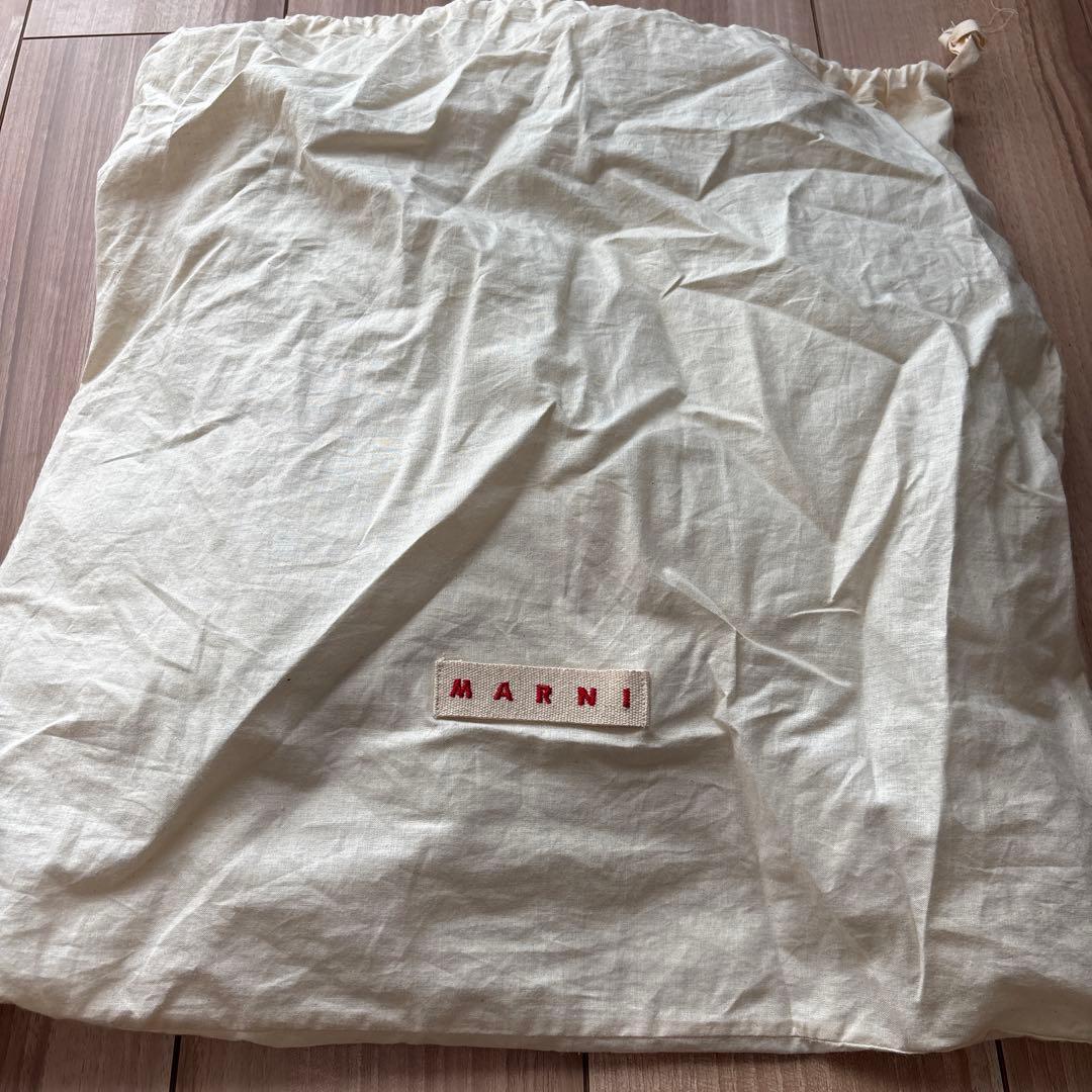 MARN I ブラウンワインレッド バッグ