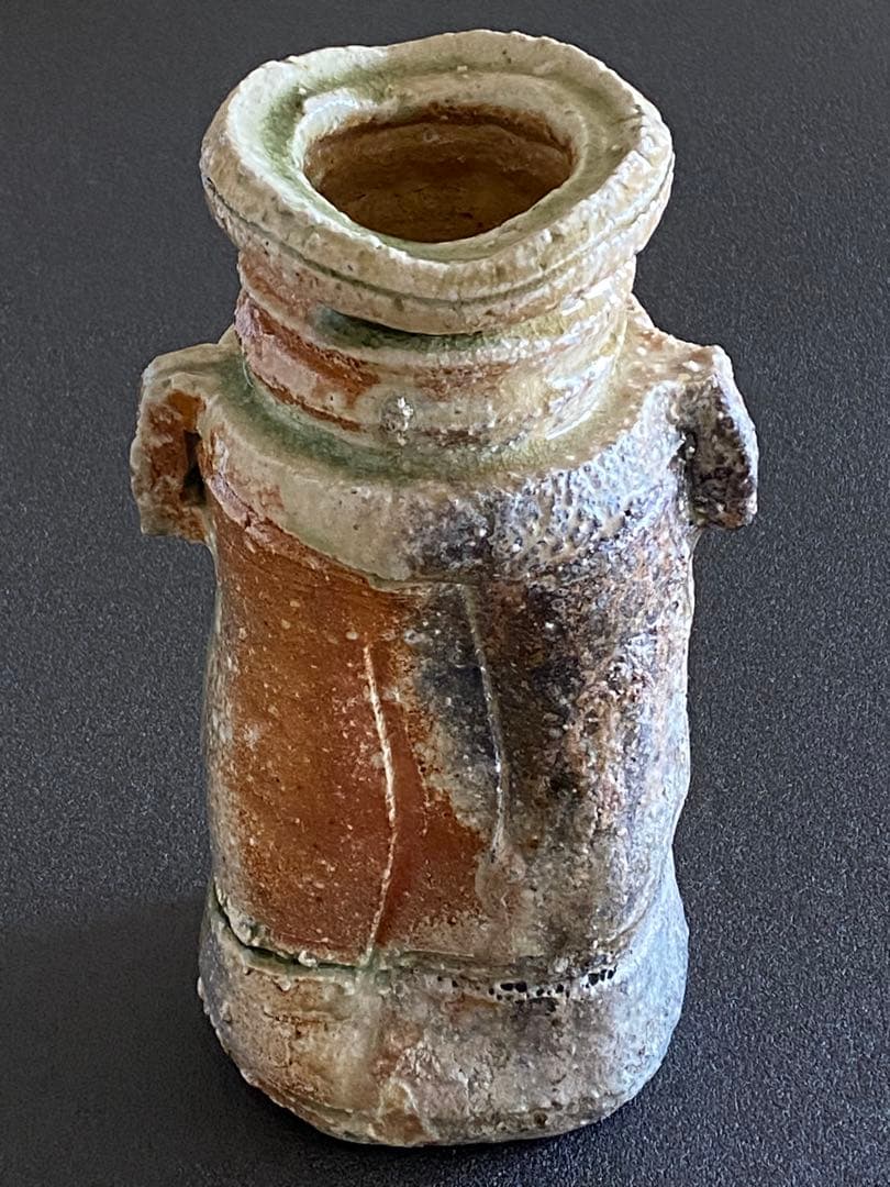 信楽焼　花瓶　花器　花入　井村侊生　　#3403