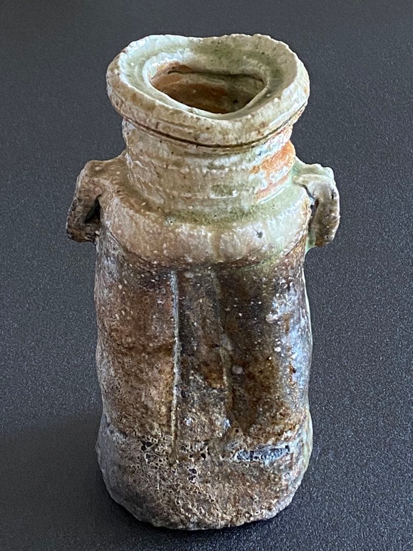 信楽焼　花瓶　花器　花入　井村侊生　　#3403