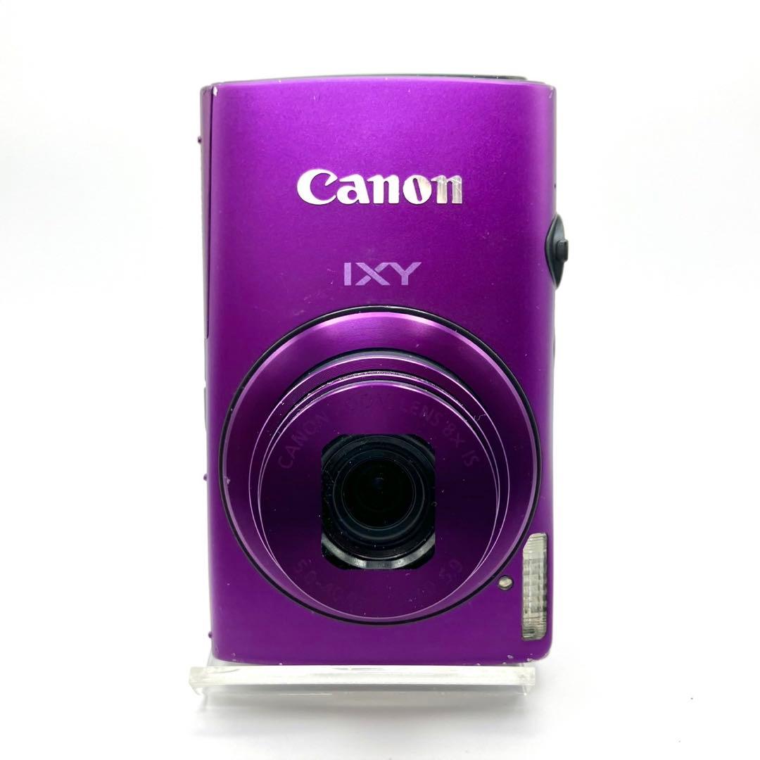 【動作品】Canon IXY 600F パープル コンデジ デジカメ 充電器付