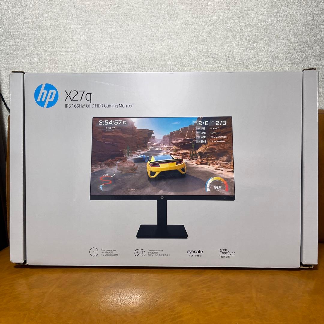 HP X27q QHD ゲーミング ディスプレイ 27インチ