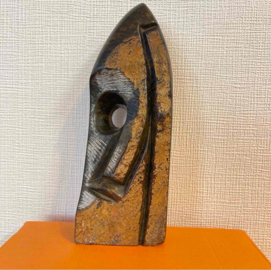 【アフリカンアート】　抽象 民族アート 彫刻 像 オブジェ インテリア