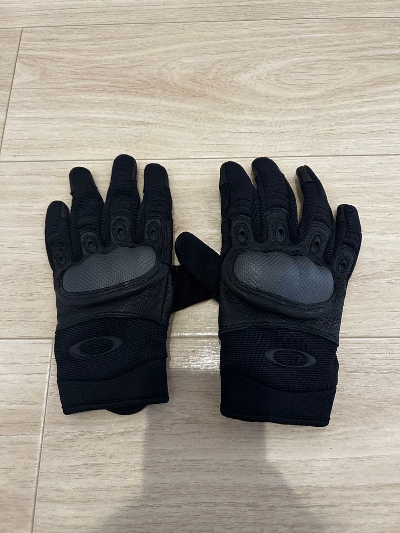 オークリー　パイロットグローブ　実物　ブラック