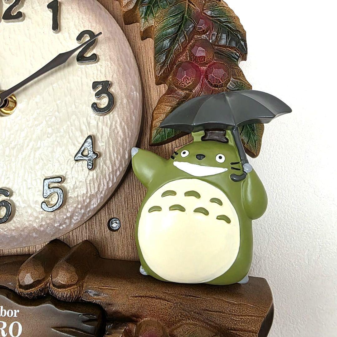 【となりのトトロ】トトロ　掛け時計　振り子時計　リズム　箱あり　未使用　希少