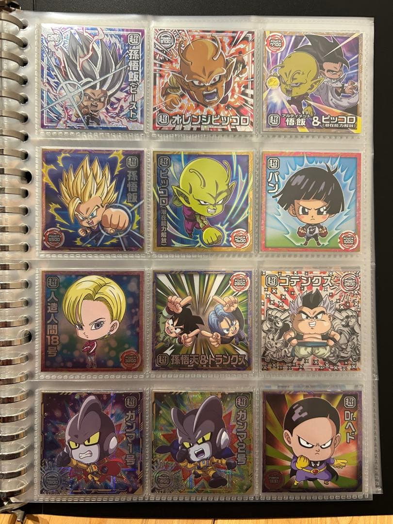 ドラゴンボール　ウエハース超1〜8セット