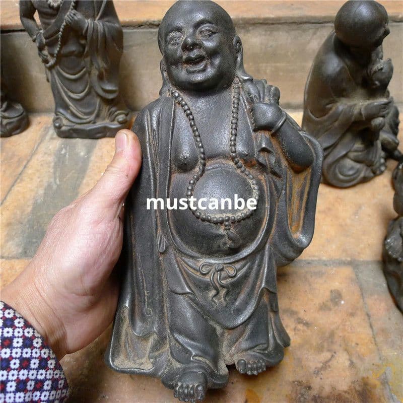 鉄製 仏像 十八羅漢像 茶室 博古架 仏堂 工芸品 置物