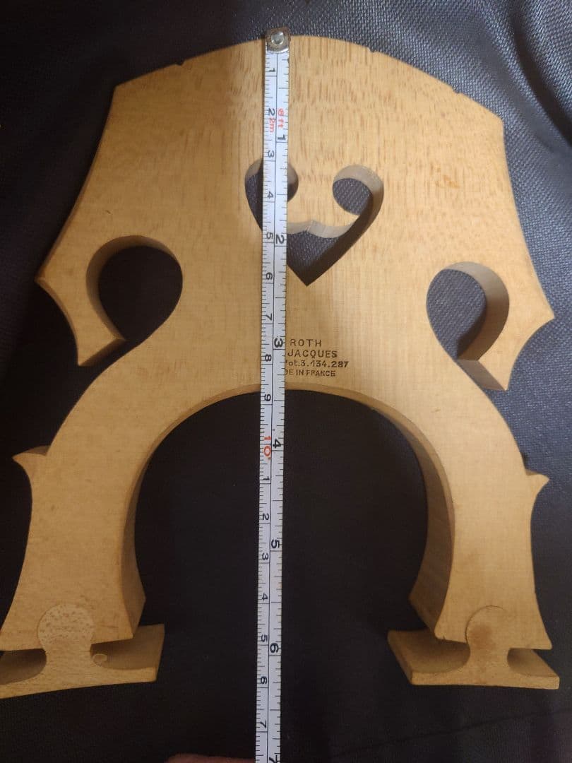 コントラバス駒　ROTHフランス製　可変式