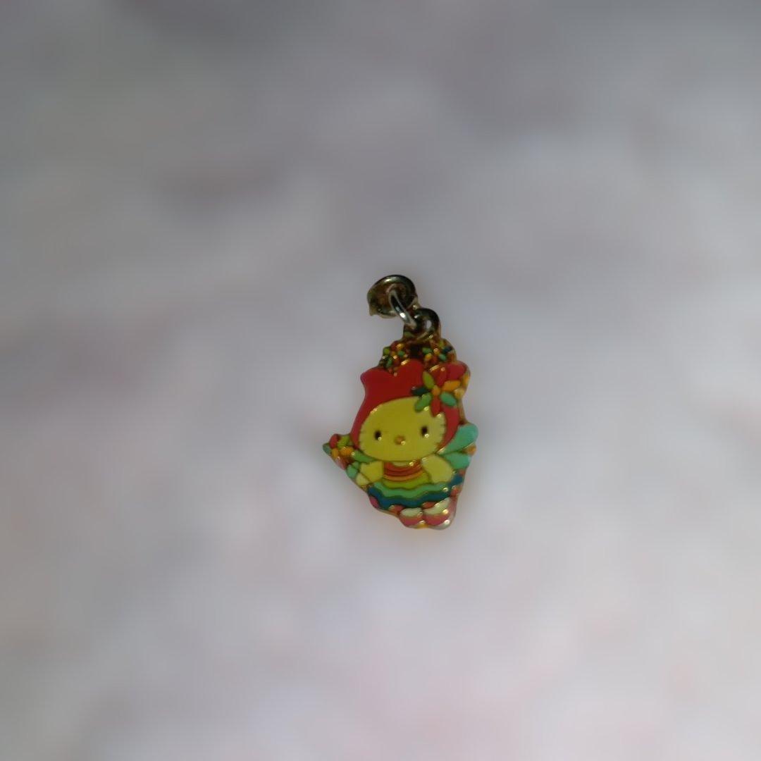 ハローキティ2001年超レアフラワー妖精エンジェルペンダントトップ