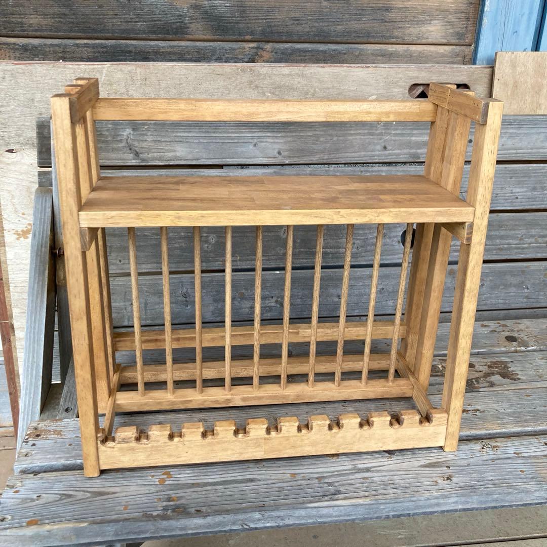 アメリカンカントリー家具　置き掛け両用　ディッシュラック