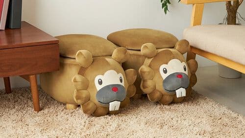 未開封　ポケモンセンター　受注生産　ビッパ　スツール　メス　箱にダメージあり