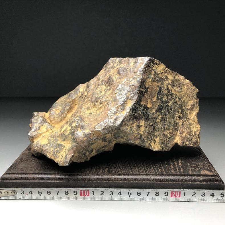 隕石　アルタイ隕石　大型隕石 6.9キロ　鉄隕石　ナチュラル　原石 木台付き