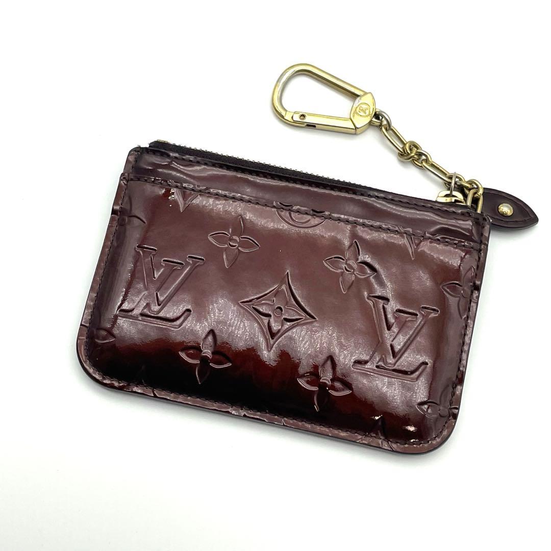 ルイヴィトン M93557 ケース モノグラム ヴェルニ ゴールド金具