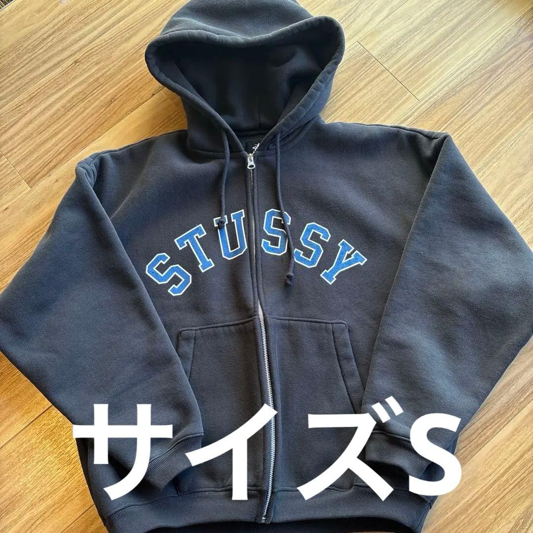 トップス Stussy 2024 AW FADED GRAPHIC ZIP HOODIE