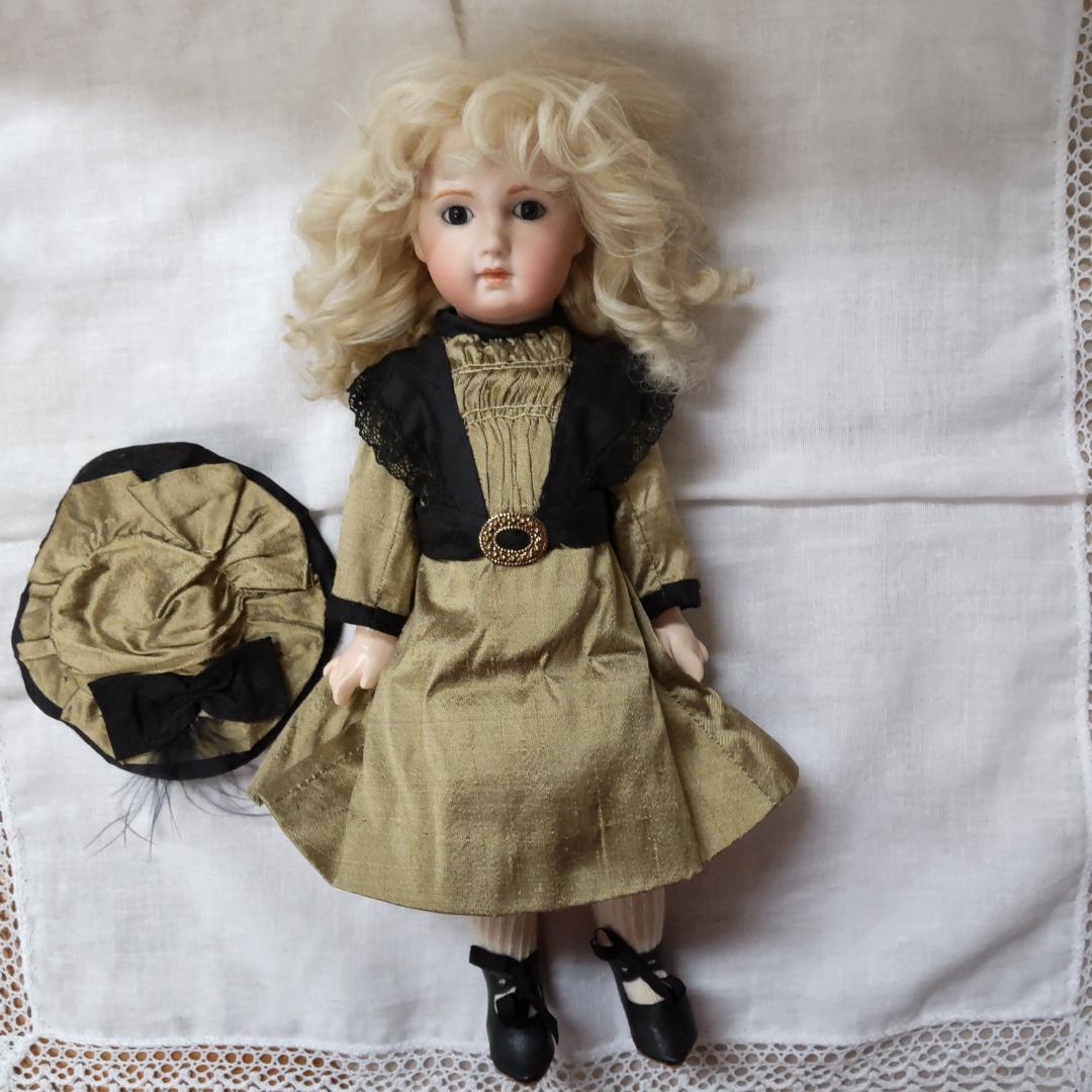E.J　DOLLIN　アンティークドール風　リプロ　人形