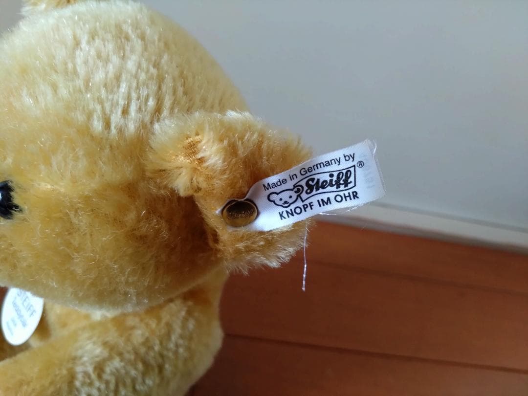 大値下Steiff シュタイフ 世界限定 テディベア レプリカ1908　イエロー
