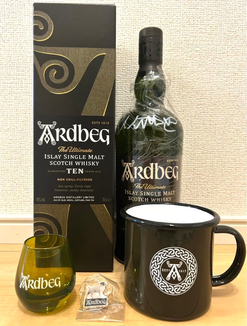 Ardbeg アードベッグ ホーローマグ　グラス　ピンバッジ　TEN