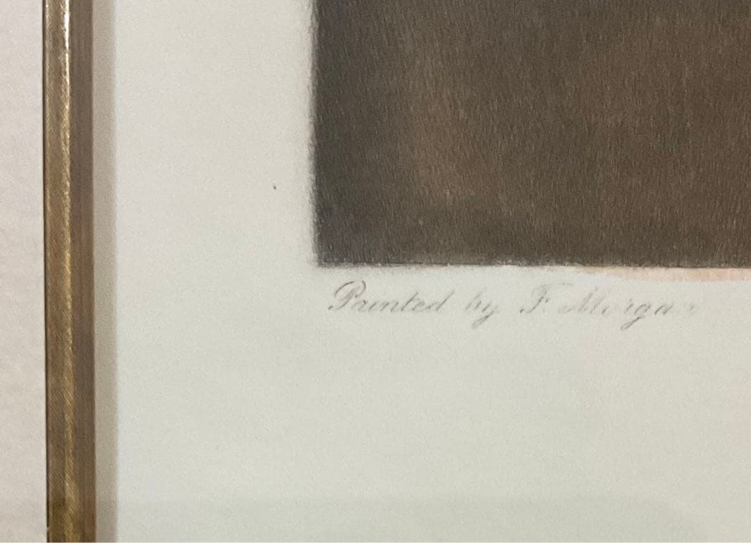 絵画、額縁、フレデリック・モーガン、英国、油彩画家、アンティーク、美術品、複製画