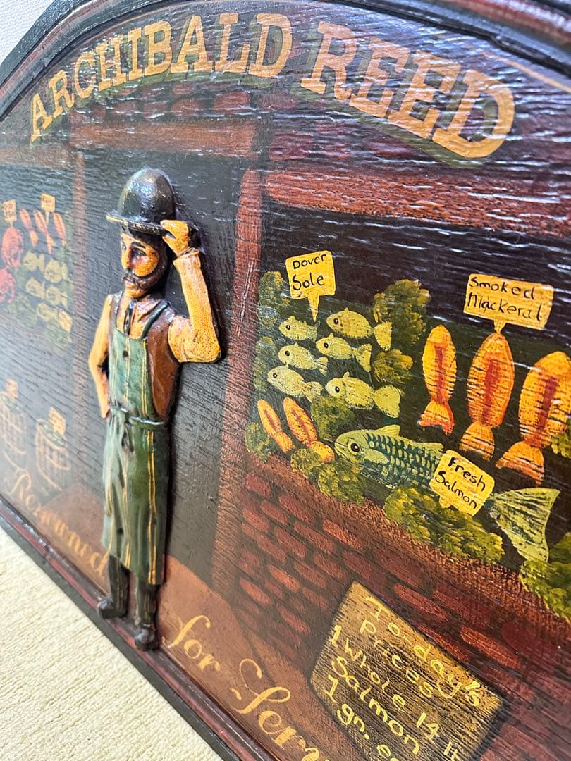 木製　絵画　風景画　一点物　　イタリア