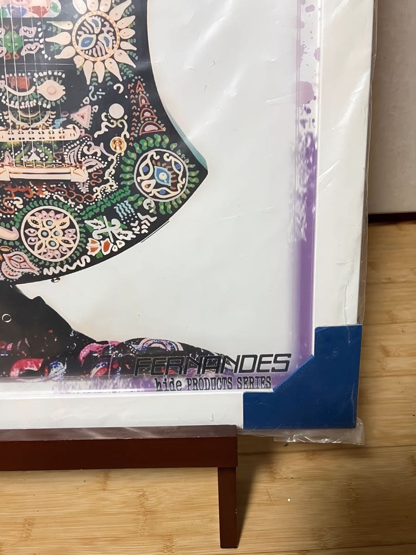 hide フェルナンデス　非売品ポスター　額縁付属