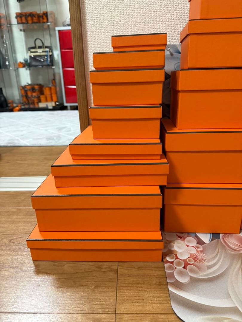 エルメス　空箱　ギフトボックス　オレンジタワー　HERMESタワー　35点以上